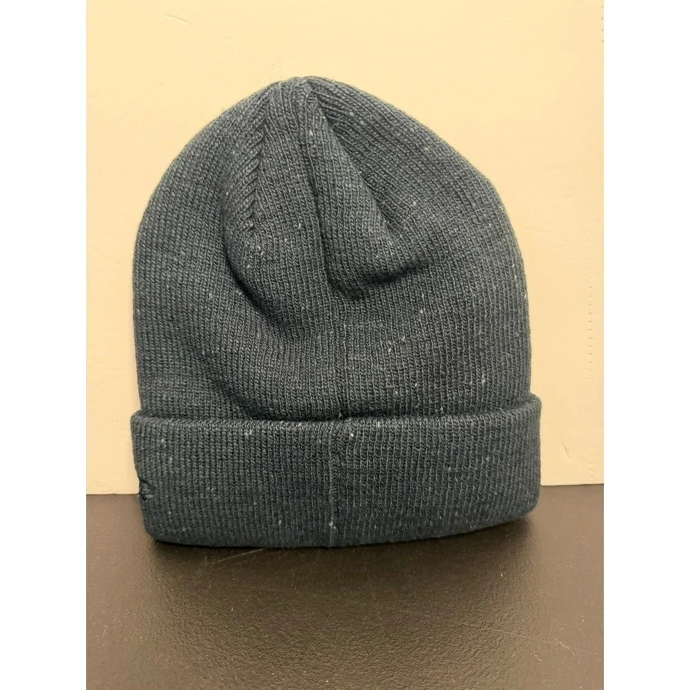 LS U 1991 Embroidered Shield Crest Cuffed Beanie Hat Navy Blue Pink Logo